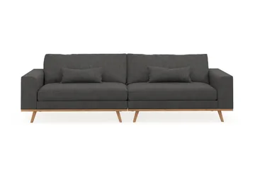 Copenhagen 4-sits Manchestersoffa - Mörkgrå - Products - Möbler - Soffa - 4 sits soffa