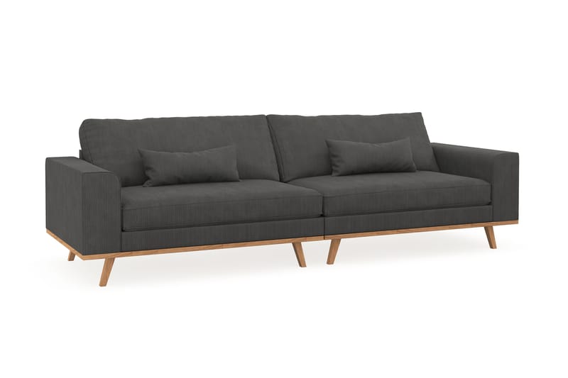 Copenhagen 4-sits Manchestersoffa - Mörkgrå - Products - Möbler - Soffa - 4 sits soffa