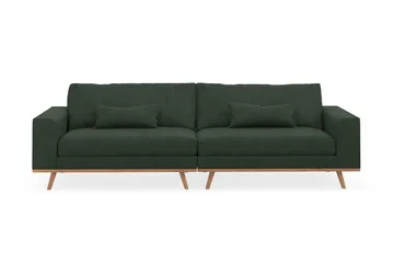 Copenhagen 4-sits Manchestersoffa - Mörkgrön - Products - Möbler - Soffa - 4 sits soffa