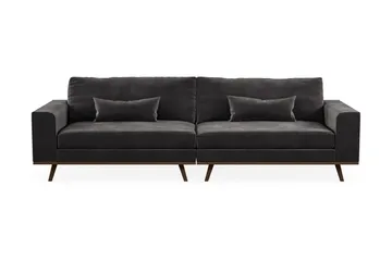 Copenhagen 4-sits Sammetssoffa - Mörkgrå - Products - Möbler - Soffa - Sammetssoffa