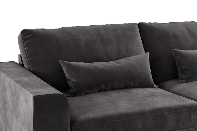 Copenhagen 4-sits Sammetssoffa - Mörkgrå - Products - Möbler - Soffa - Sammetssoffa