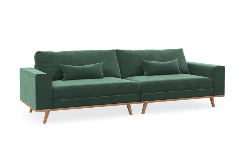 Copenhagen 4-sits Sammetssoffa - Mörkgrön - Products - Möbler - Soffa - Sammetssoffa