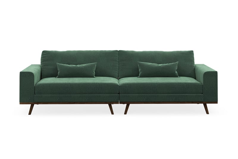 Copenhagen 4-sits Sammetssoffa - Mörkgrön - Products - Möbler - Soffa - Sammetssoffa