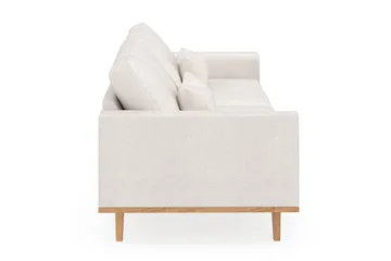 Copenhagen 4-sits Soffa i Bouclé - Vit - Products - Möbler - Soffa - 4 sits soffa
