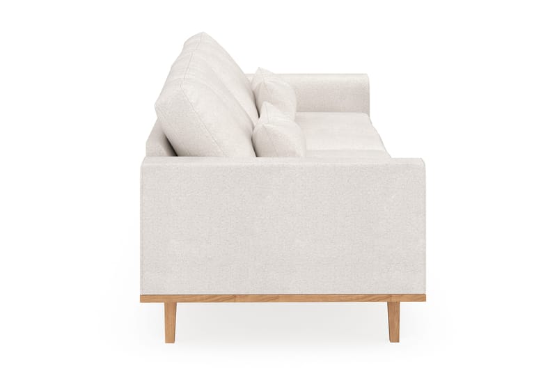 Copenhagen 4-sits Soffa i Bouclé - Vit - Products - Möbler - Soffa - 4 sits soffa