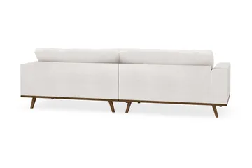 Copenhagen 4-sits Soffa i Bouclé - Vit - Products - Möbler - Soffa - 4 sits soffa