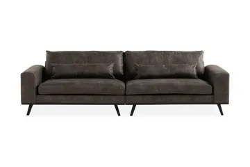 Copenhagen 4-sits Soffa i Konstläder - Mörkgrå - Products - Möbler - Soffa - 4 sits soffa