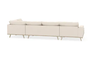 Copenhagen 5-sits Högervänd U-formad Soffa med Divan och Schäslong i Manchester - Beige - Products - Möbler - Soffa - U-soffa