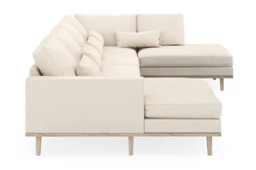 Copenhagen 5-sits Högervänd U-formad Soffa med Divan och Schäslong i Manchester - Beige - Products - Möbler - Soffa - U-soffa