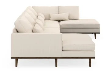 Copenhagen 5-sits Högervänd U-formad Soffa med Divan och Schäslong i Manchester - Beige - Products - Möbler - Soffa - U-soffa