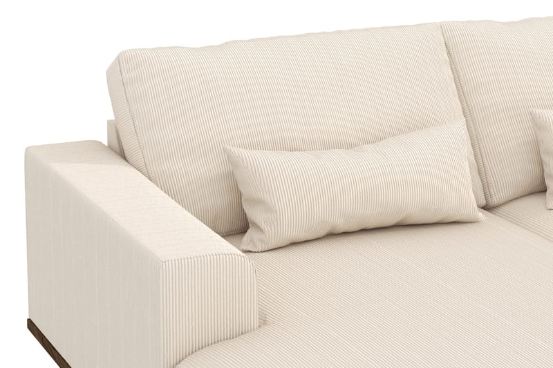 Copenhagen 5-sits Högervänd U-formad Soffa med Divan och Schäslong i Manchester - Beige - Products - Möbler - Soffa - U-soffa