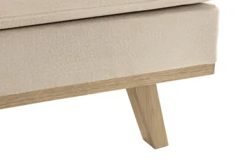 Copenhagen 5-sits Högervänd U-formad Soffa med Divan och Schäslong i Sammet - Beige - Products - Möbler - Soffa - Sammetssoffa