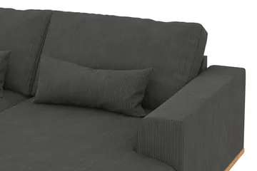 Copenhagen 5-sits Vänstervänd U-formad Soffa med Divan och Schäslong i Manchester - Mörkgrå - Products - Möbler - Soffa - U-soffa