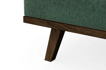 Copenhagen 5-sits Vänstervänd U-formad Soffa med Divan och Schäslong i Sammet - Mörkgrön - Products - Möbler - Soffa - Sammetssoffa