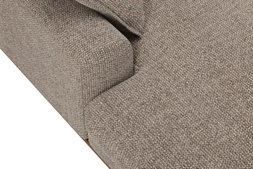 Copenhagen Premium 5-sits Högervänd U-formad Djup Soffa med Divan och Schäslong i Chenille - Brun - Products - Möbler - Soffa - U-soffa