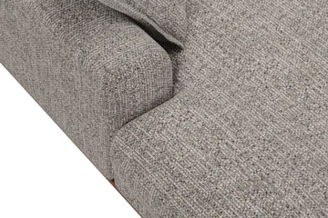 Copenhagen Premium 5-sits Högervänd U-formad Djup Soffa med Divan och Schäslong i Chenille - Grå - Products - Möbler - Soffa - U-soffa