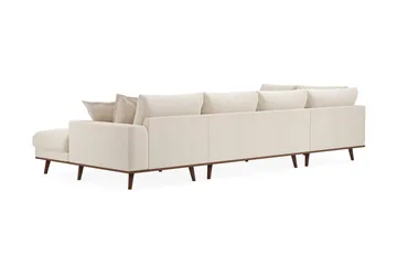 Copenhagen Premium 5-sits Vänstervänd U-formad Djup Soffa med Divan och Schäslong i Chenille - Ljusbeige - Products - Möbler - Soffa - U-soffa