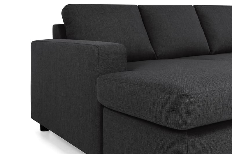 Crazy 5-sits Högervänd U-formad X-Large Soffa med Divan och Schäslong i Tyg - Antracit - Products - Möbler - Soffa - U-soffa
