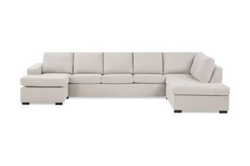 Crazy 5-sits Högervänd U-formad X-Large Soffa med Divan och Schäslong i Tyg