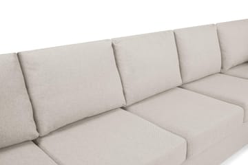 Crazy 5-sits Högervänd U-formad X-Large Soffa med Divan och Schäslong i Tyg - Beige - Products - Möbler - Soffa - U-soffa