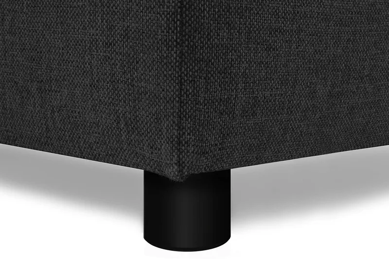 Crazy 5-sits Vänstervänd U-formad Soffa med Divan och Schäslong i Tyg - Antracit - Products - Möbler - Soffa - U-soffa