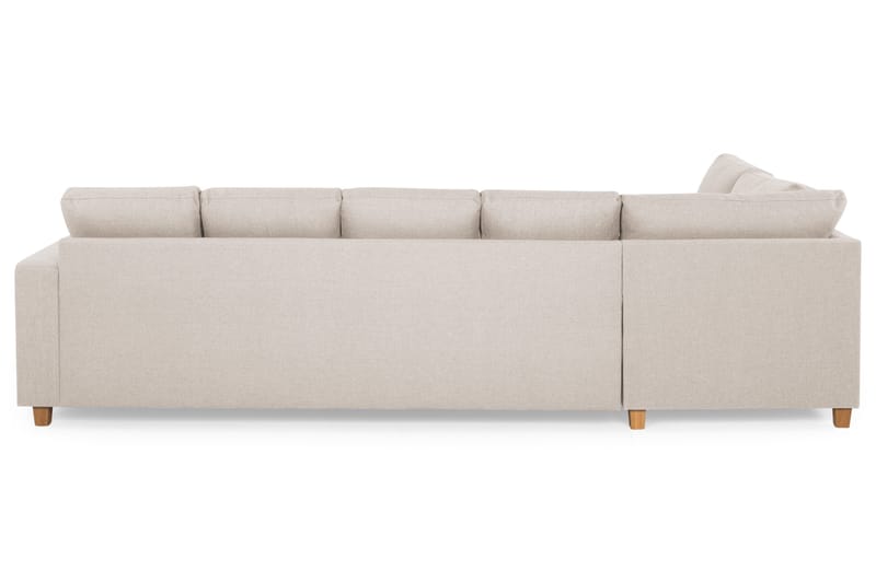 Crazy 5-sits Vänstervänd U-formad Soffa med Divan och Schäslong i Tyg - Beige - Products - Möbler - Soffa - U-soffa