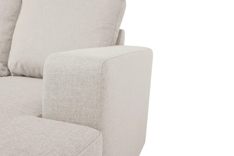 Crazy 5-sits Vänstervänd U-formad Soffa med Divan och Schäslong i Tyg - Beige - Products - Möbler - Soffa - U-soffa