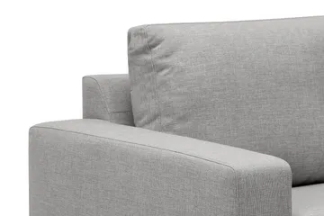 Crazy 5-sits Vänstervänd U-formad Soffa med Divan och Schäslong i Tyg - Grå - Products - Möbler - Soffa - U-soffa