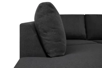 Crazy 5-sits Vänstervänd U-formad Soffa med Divan och Schäslong i Tyg - Mörkgrå - Products - Möbler - Soffa - U-soffa