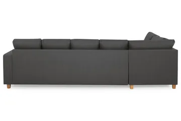Crazy 5-sits Vänstervänd U-formad Soffa med Divan och Schäslong i Tyg - Mörkgrå - Products - Möbler - Soffa - U-soffa