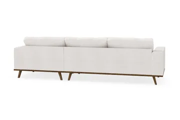 Copenhagen 4-sits Högervänd L-formad Divansoffa i Bouclé - Vit - Products - Möbler - Soffa - Divansoffa & schäslongsoffa - 4 sits soffa med divan