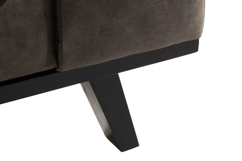 Copenhagen 4-sits Högervänd L-formad Divansoffa i Konstläder - Mörkgrå - Products - Möbler - Soffa - Divansoffa & schäslongsoffa - 4 sits soffa med divan