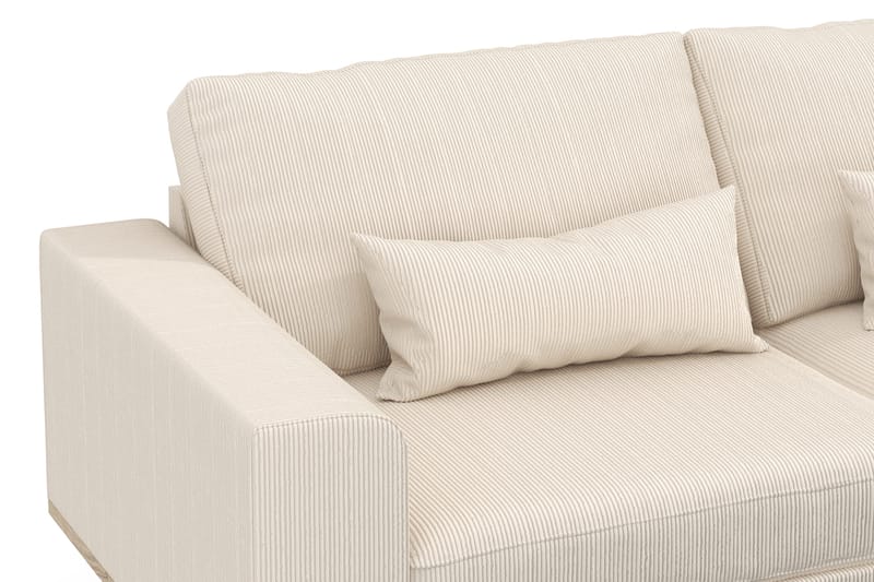 Copenhagen 4-sits Högervänd L-formad Divansoffa i Manchester - Beige - Products - Möbler - Soffa - Divansoffa & schäslongsoffa - 4 sits soffa med divan