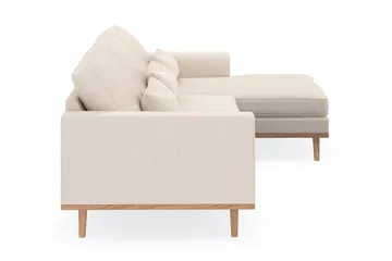 Copenhagen 4-sits Högervänd L-formad Divansoffa i Manchester - Beige - Products - Möbler - Soffa - Divansoffa & schäslongsoffa - 4 sits soffa med divan
