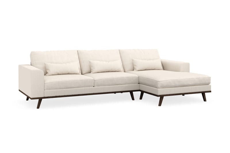 Copenhagen 4-sits Högervänd L-formad Divansoffa i Manchester - Beige - Products - Möbler - Soffa - Divansoffa & schäslongsoffa - 4 sits soffa med divan