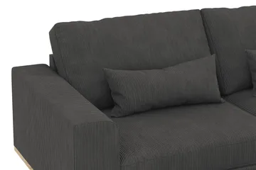 Copenhagen 4-sits Högervänd L-formad Divansoffa i Manchester - Mörkgrå - Products - Möbler - Soffa - Divansoffa & schäslongsoffa - 4 sits soffa med divan