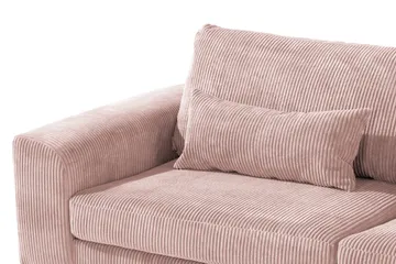 Copenhagen 4-sits Högervänd L-formad Divansoffa i Manchester - Rosa - Products - Möbler - Soffa - Divansoffa & schäslongsoffa - 4 sits soffa med divan