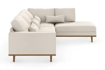Copenhagen 4-sits Högervänd L-formad Divansoffa i Tyg - Beige - Products - Möbler - Soffa - Divansoffa & schäslongsoffa - 4 sits soffa med divan