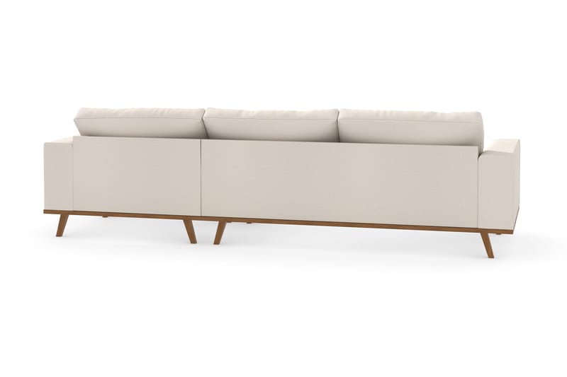 Copenhagen 4-sits Högervänd L-formad Divansoffa i Tyg - Beige - Products - Möbler - Soffa - Divansoffa & schäslongsoffa - 4 sits soffa med divan