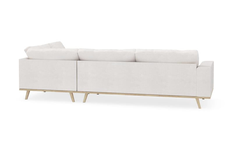 Copenhagen 4-sits Högervänd L-formad Schäslongsoffa i Bouclé - Vit - Products - Möbler - Soffa - Divansoffa & schäslongsoffa - 4 sits soffa med divan