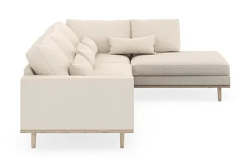 Copenhagen 4-sits Högervänd L-formad Schäslongsoffa i Manchester - Beige - Products - Möbler - Soffa - Divansoffa & schäslongsoffa - 4 sits soffa med divan