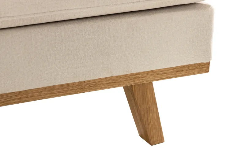 Copenhagen 4-sits Högervänd L-formad Schäslongsoffa i Sammet - Beige - Products - Möbler - Soffa - Divansoffa & schäslongsoffa - 4 sits soffa med divan