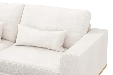 Copenhagen 4-sits Vänstervänd L-formad Divansoffa i Bouclé - Vit - Products - Möbler - Soffa - Divansoffa & schäslongsoffa - 4 sits soffa med divan
