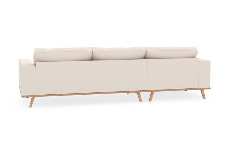 Copenhagen 4-sits Vänstervänd L-formad Divansoffa i Manchester - Beige - Products - Möbler - Soffa - Divansoffa & schäslongsoffa - 4 sits soffa med divan