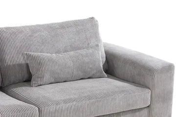 Copenhagen 4-sits Vänstervänd L-formad Divansoffa i Manchester - Ljusgrå - Products - Möbler - Soffa - Divansoffa & schäslongsoffa - 4 sits soffa med divan