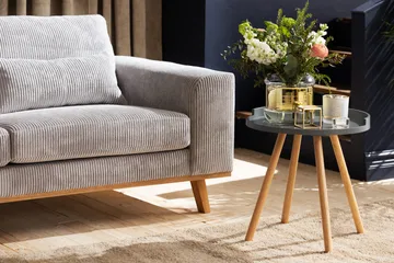 Copenhagen 4-sits Vänstervänd L-formad Divansoffa i Manchester - Ljusgrå - Products - Möbler - Soffa - Divansoffa & schäslongsoffa - 4 sits soffa med divan