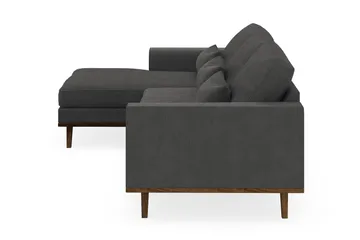 Copenhagen 4-sits Vänstervänd L-formad Divansoffa i Manchester - Mörkgrå - Products - Möbler - Soffa - Divansoffa & schäslongsoffa - 4 sits soffa med divan
