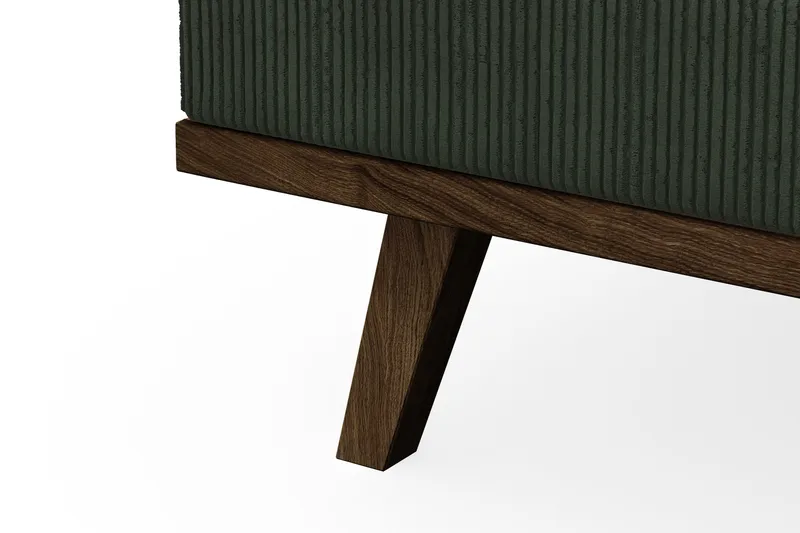 Copenhagen 4-sits Vänstervänd L-formad Divansoffa i Manchester - Mörkgrön - Products - Möbler - Soffa - Divansoffa & schäslongsoffa - 4 sits soffa med divan