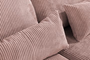Copenhagen 4-sits Vänstervänd L-formad Divansoffa i Manchester - Rosa - Products - Möbler - Soffa - Divansoffa & schäslongsoffa - 4 sits soffa med divan