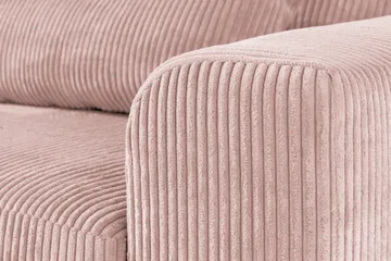 Copenhagen 4-sits Vänstervänd L-formad Divansoffa i Manchester - Rosa - Products - Möbler - Soffa - Divansoffa & schäslongsoffa - 4 sits soffa med divan